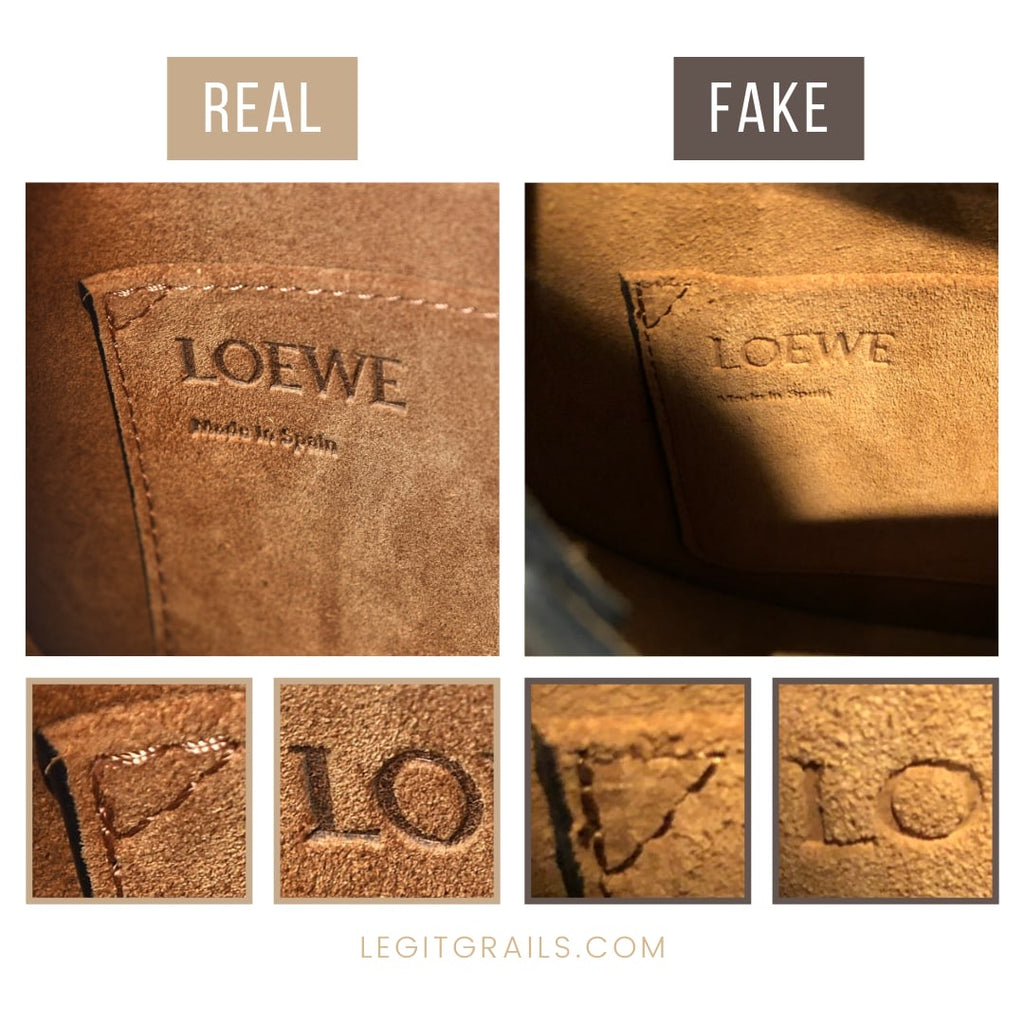 How To Spot Real Vs Fake Loewe Gate Bag – LegitGrails