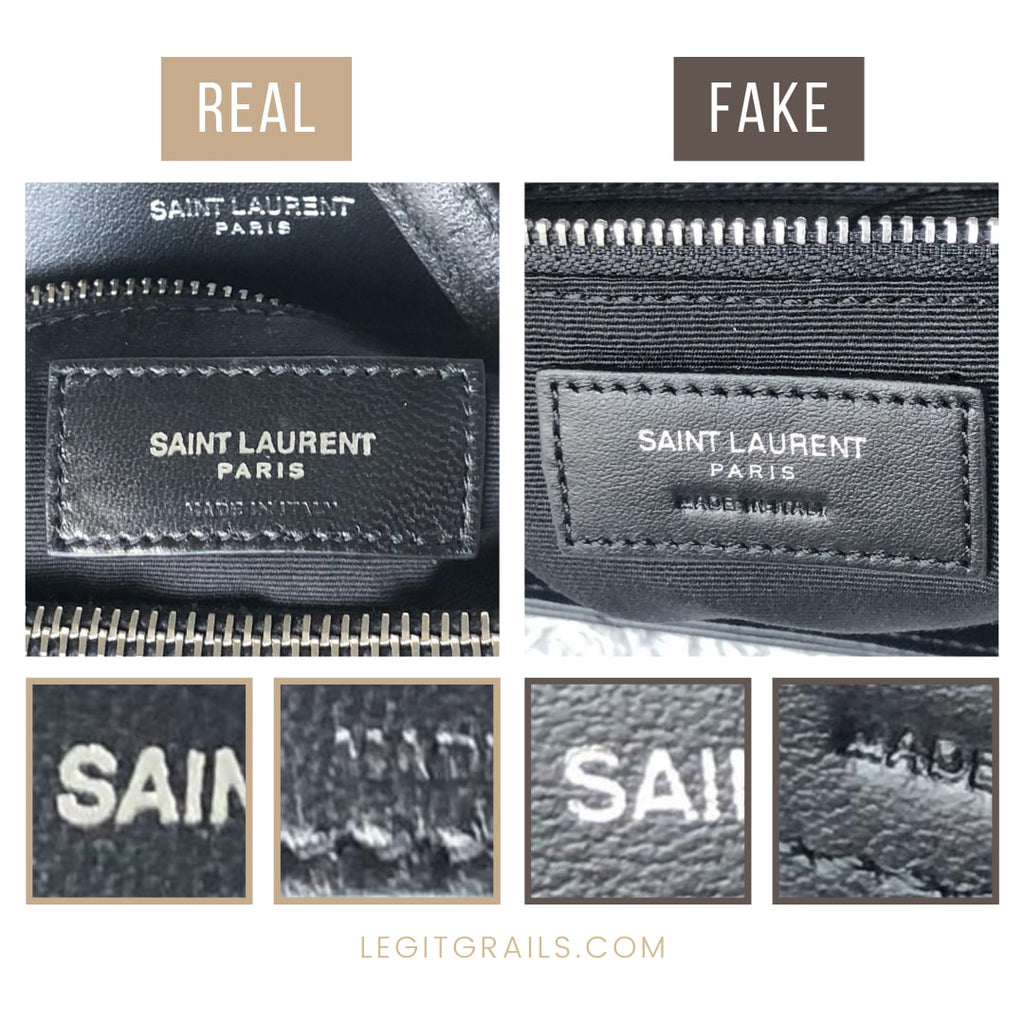 How To Spot Real Vs Fake YSL Kate Bag – LegitGrails