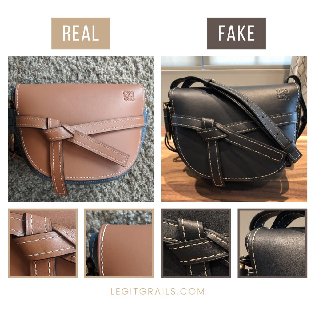 How To Spot Real Vs Fake Loewe Hammock Bag – LegitGrails