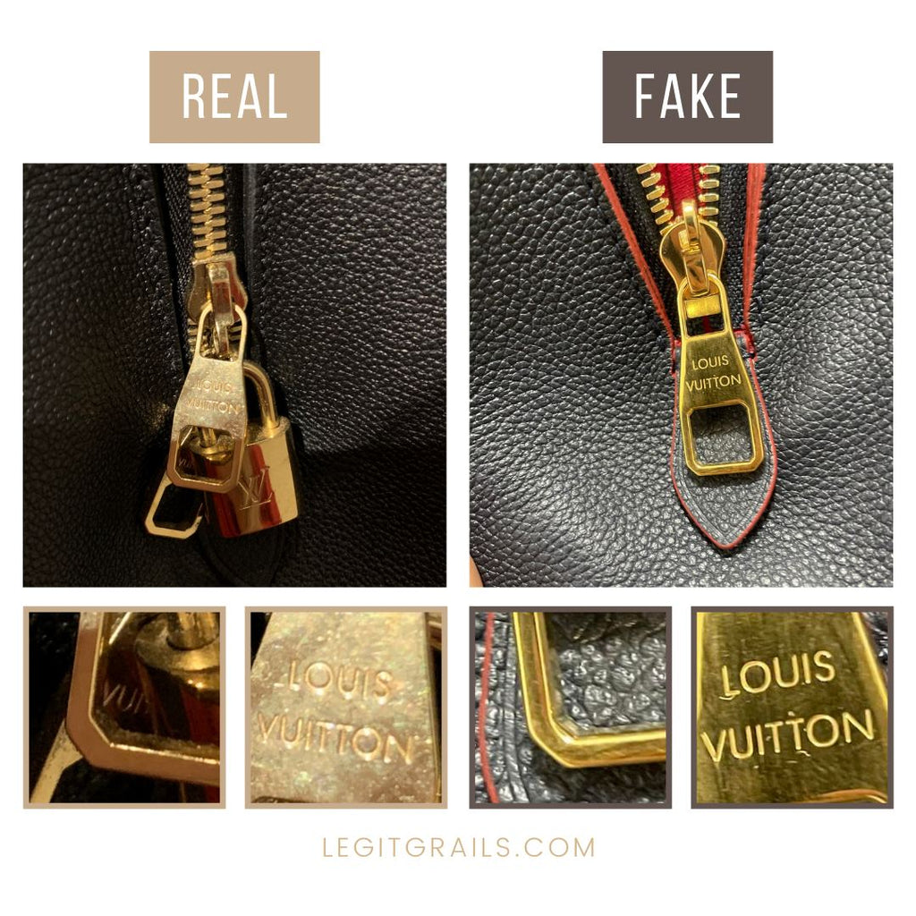 Louis Vuitton Montaigne Bag Real Vs Fake