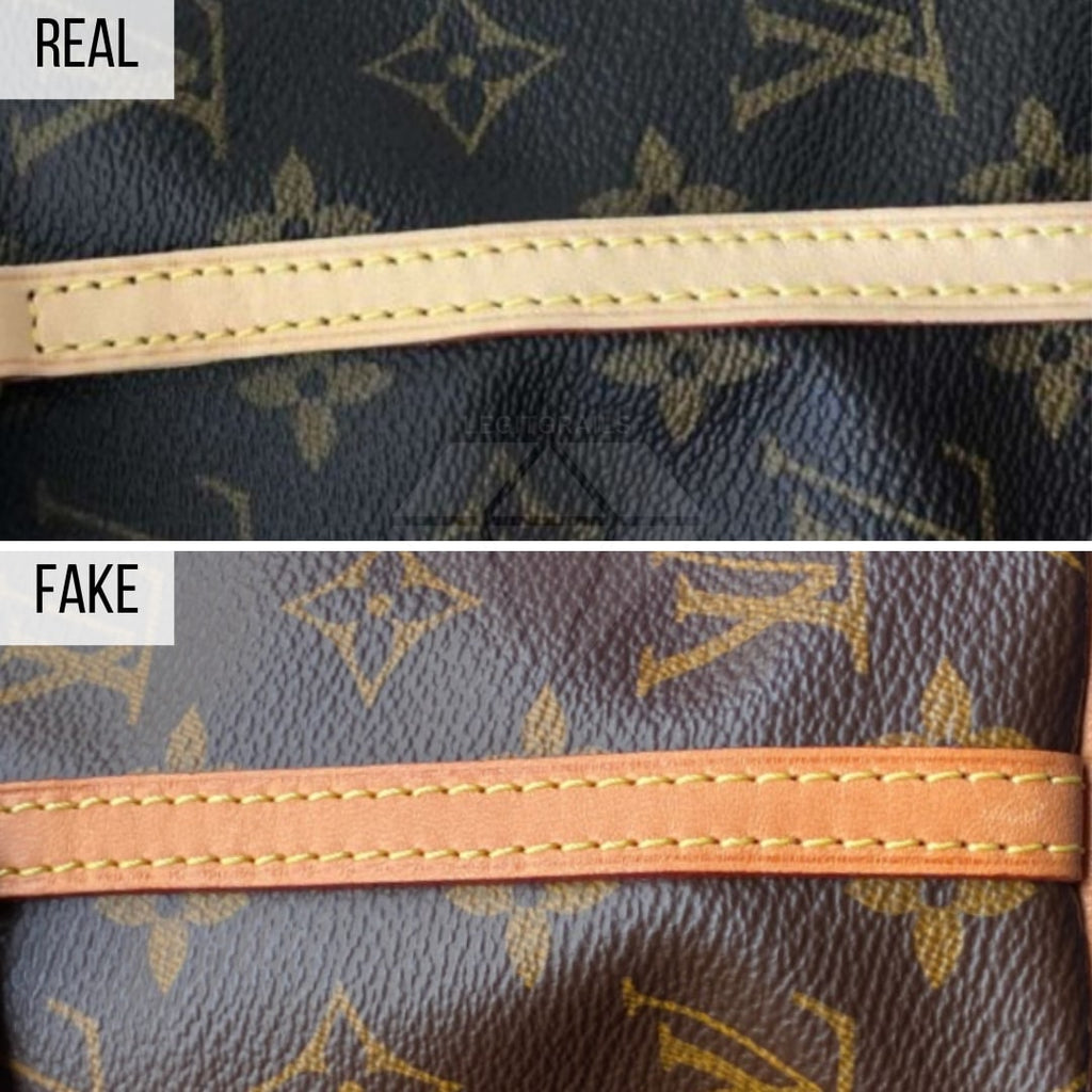 How To Spot Real Vs Fake Louis Vuitton Keepall 55 Bag – LegitGrails