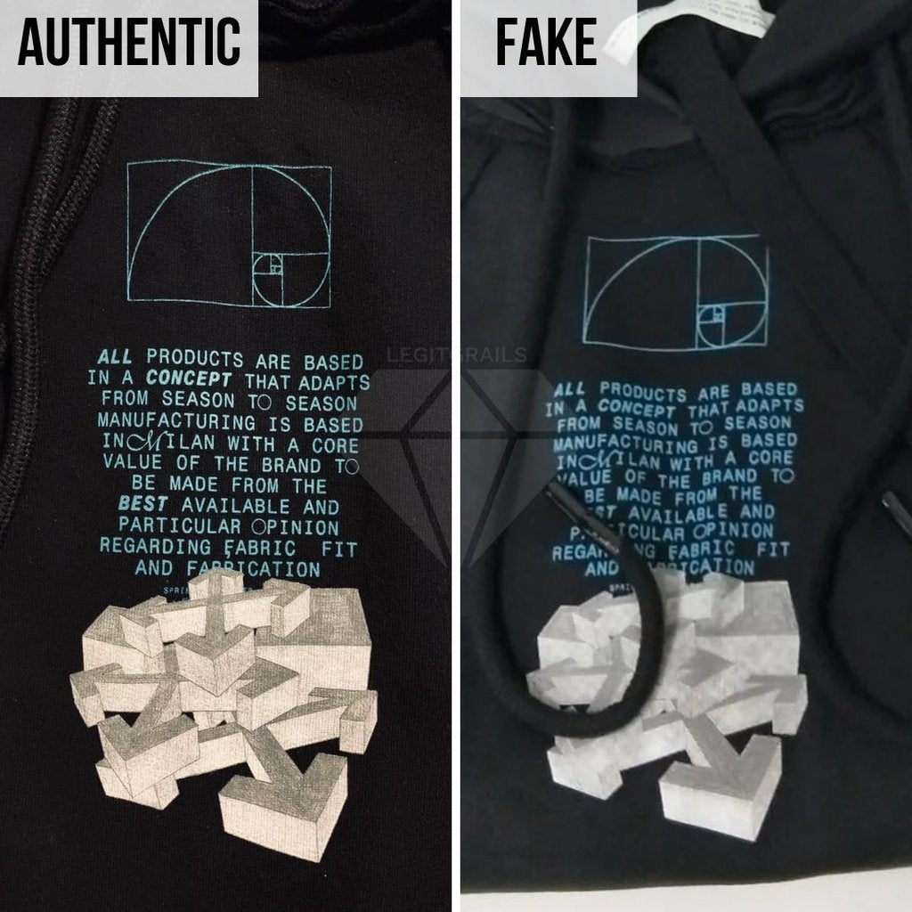 Den fremmede Gør alt med min kraft grave How To Spot Real Vs Fake Off-White Hoodie – LegitGrails