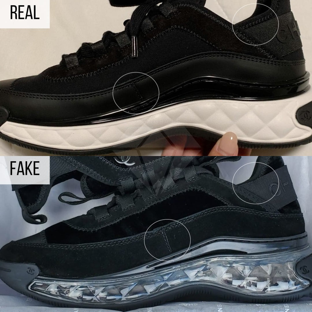 Real VS Fake Chanel 2020 Cruise Low-Top Sneakers