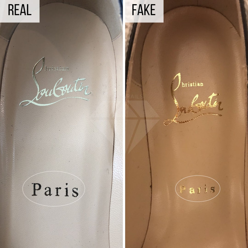 Real VS Fake Christian Louboutin Pigalle