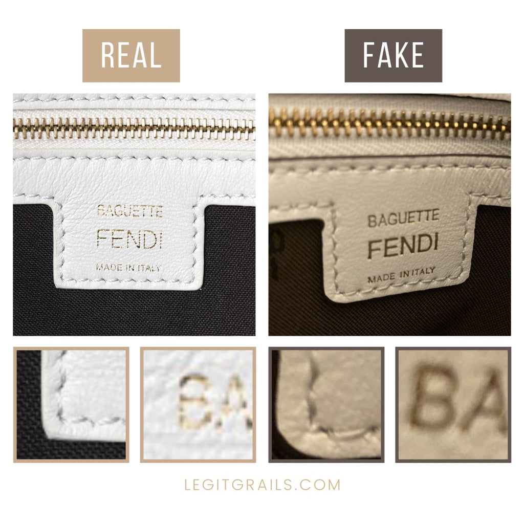 Real Vs Fake Fendi Baguette Bag