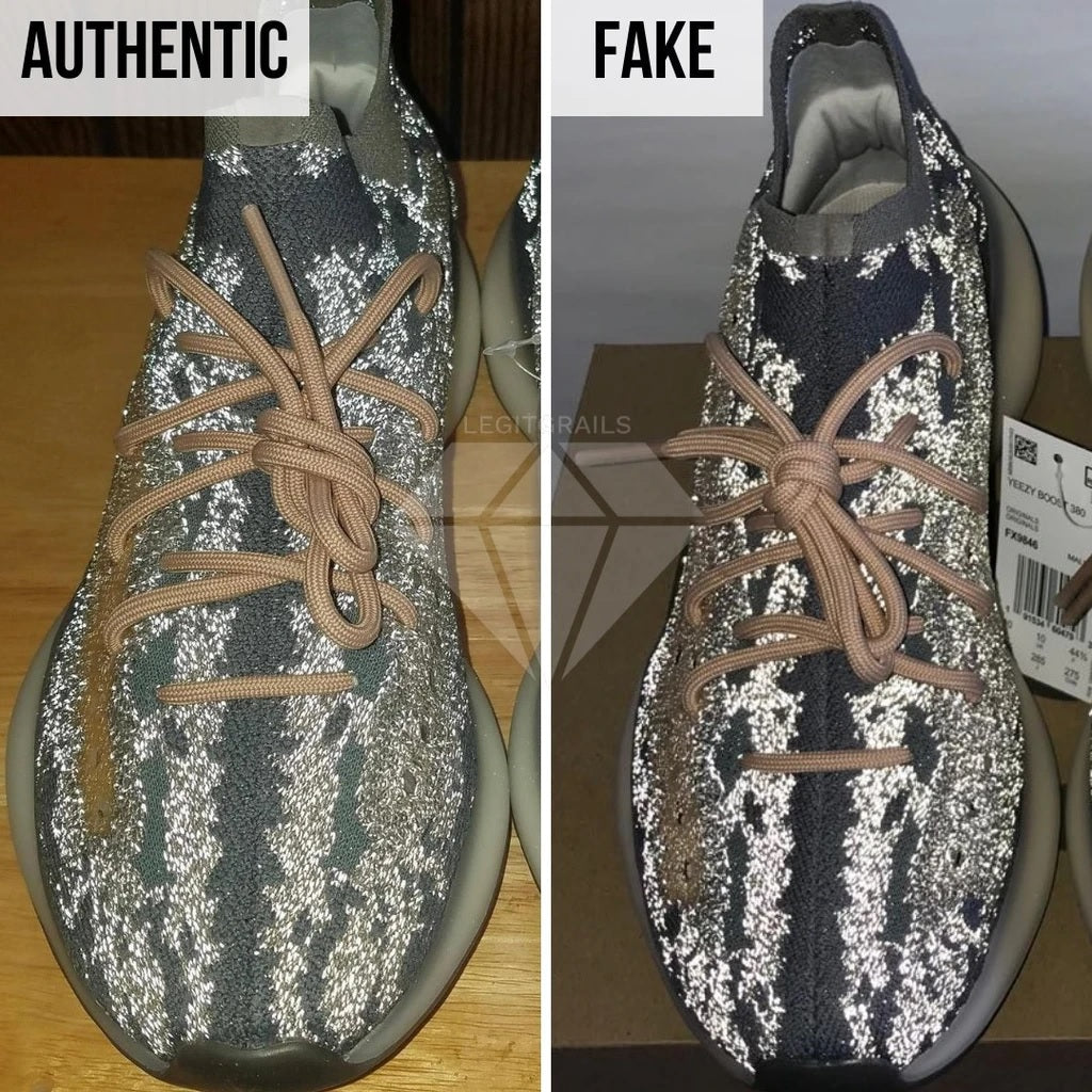 Real VS Fake Yeezy 380 Mist