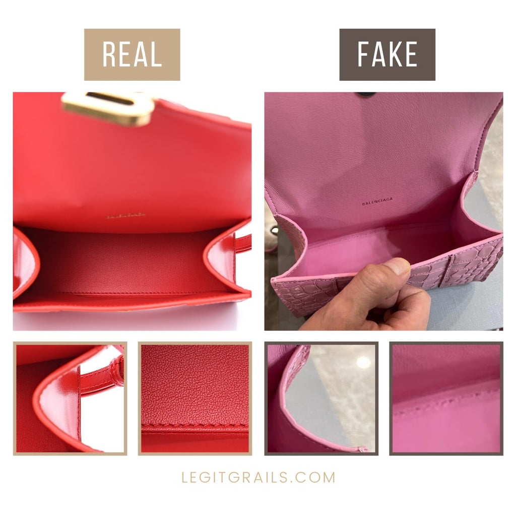 Sprede patrice bid How To Spot Real Vs Fake Balenciaga Hourglass Bag – LegitGrails