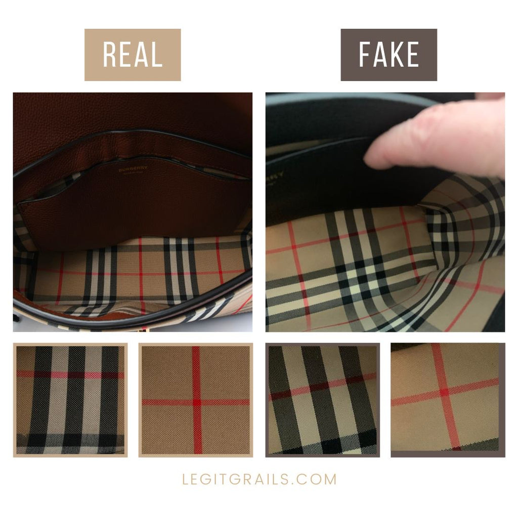 How To Spot Real Vs Fake Burberry Vintage Crossbody Bag – LegitGrails