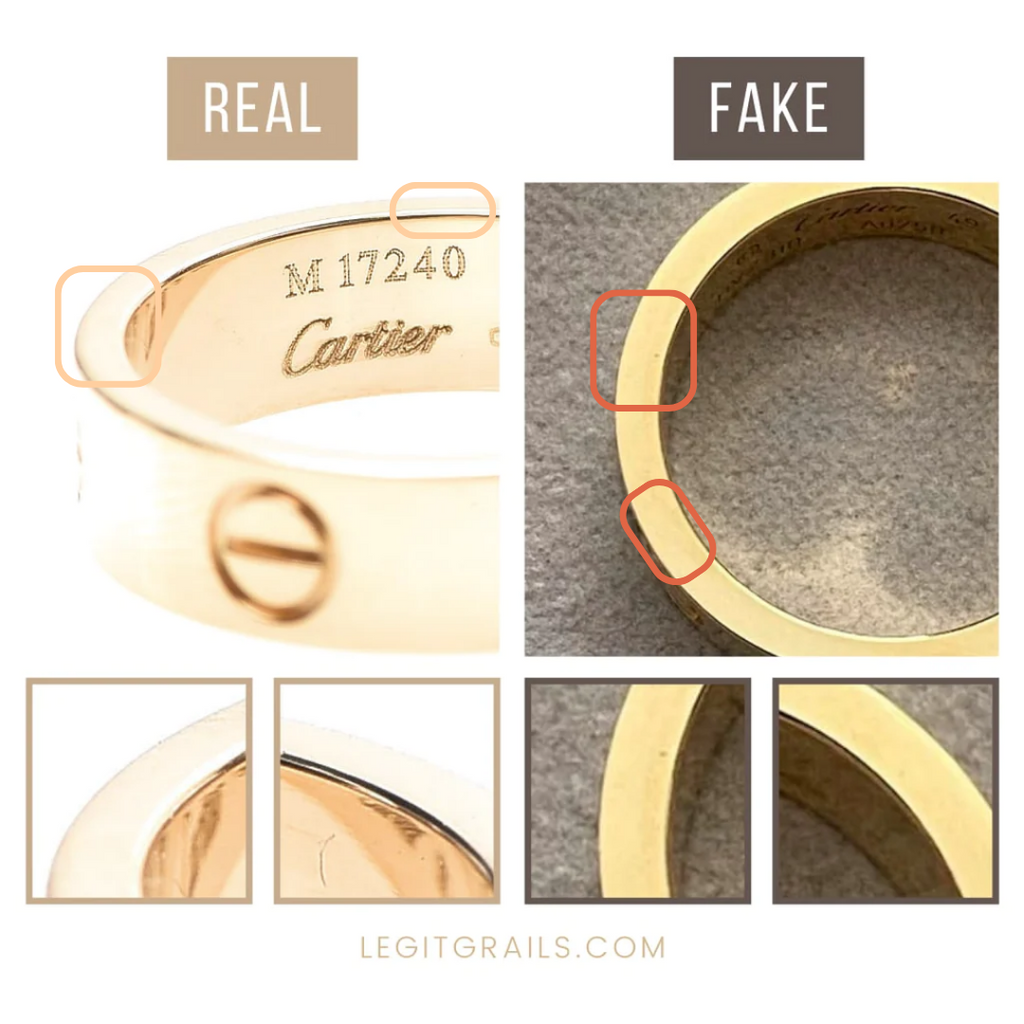 Cartier Love ring real vs fake