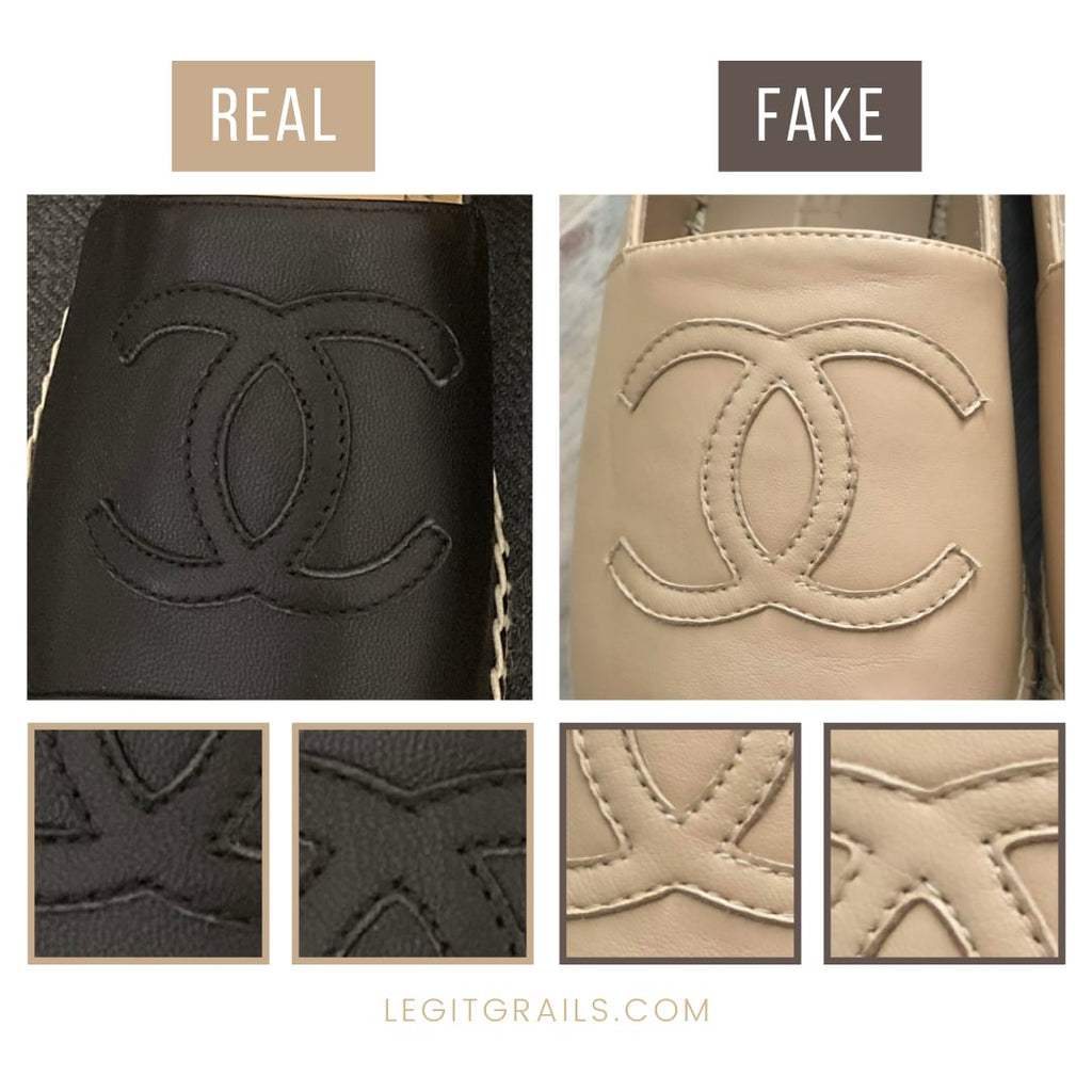 How To Spot Real Vs Fake Chanel Espadrilles – LegitGrails