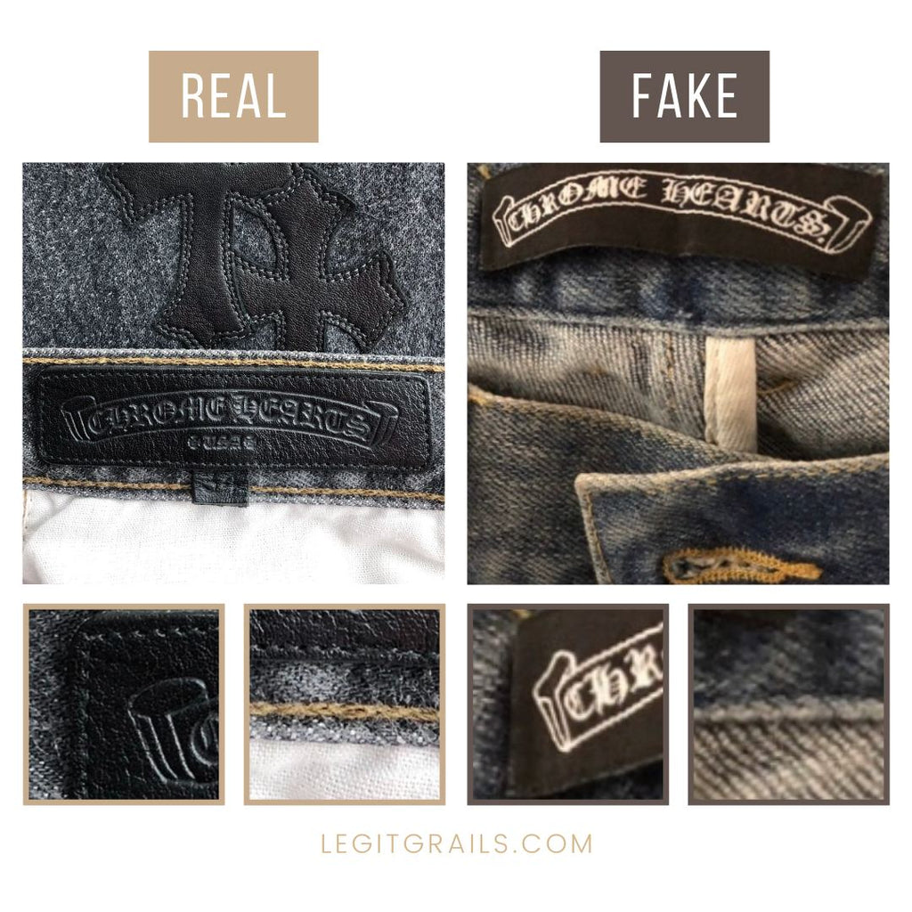 Real Vs Fake Chrome Hearts Jeans