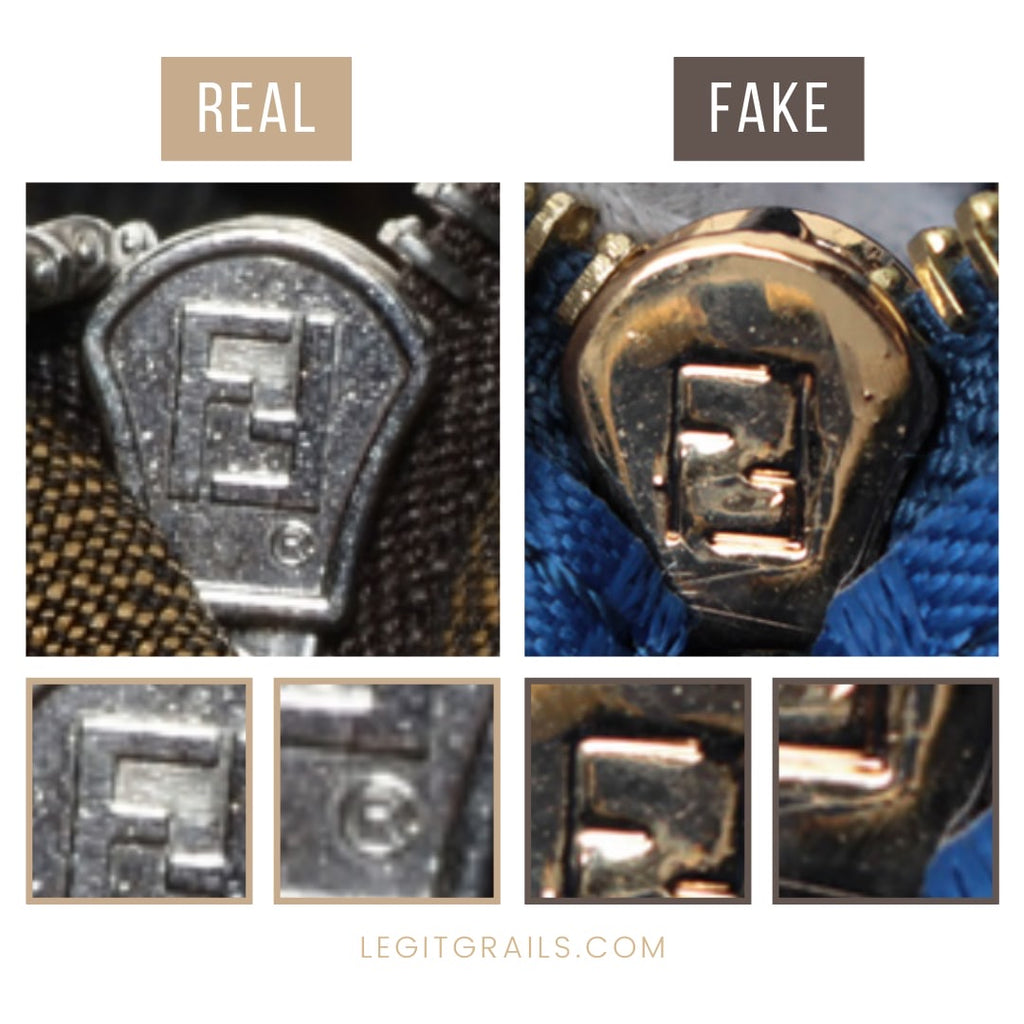 Real Vs Fake Fendi Zucca Baguette Bag