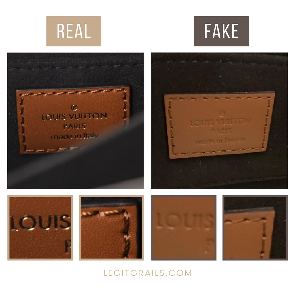 Real Vs Fake Louis Vuitton Mini Dauphine Bag