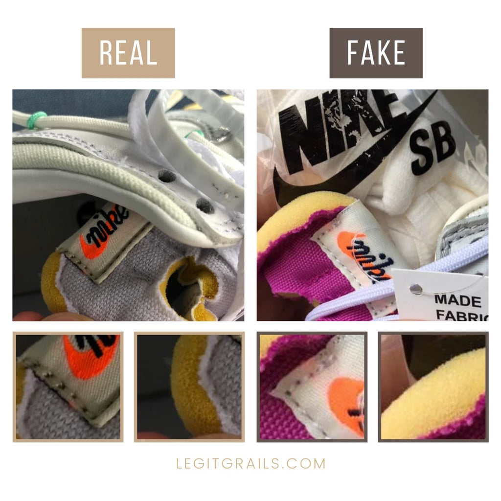 How To Spot Fake Nike Dunk Low Off White Pine Green – LegitGrails