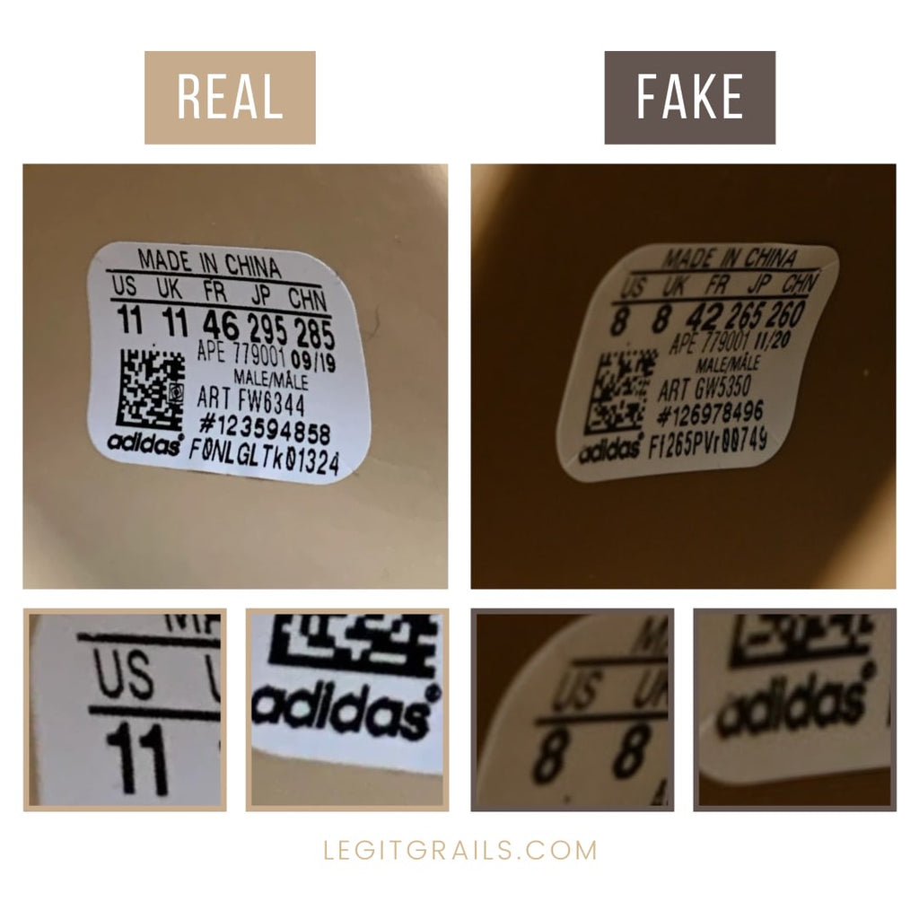 Buy > fake vs real yeezy slides > in stock