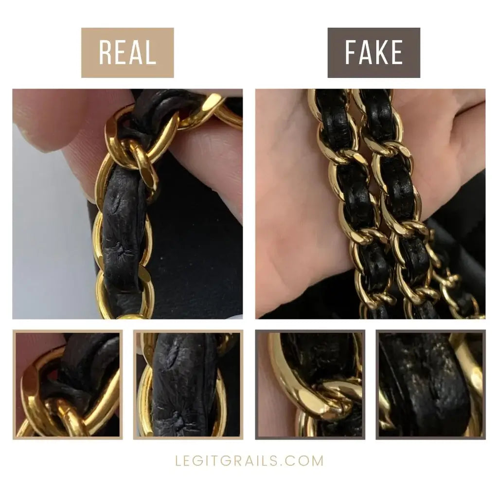 How To Spot Real Vs Fake Chanel Wallet On Chain/WOC – LegitGrails