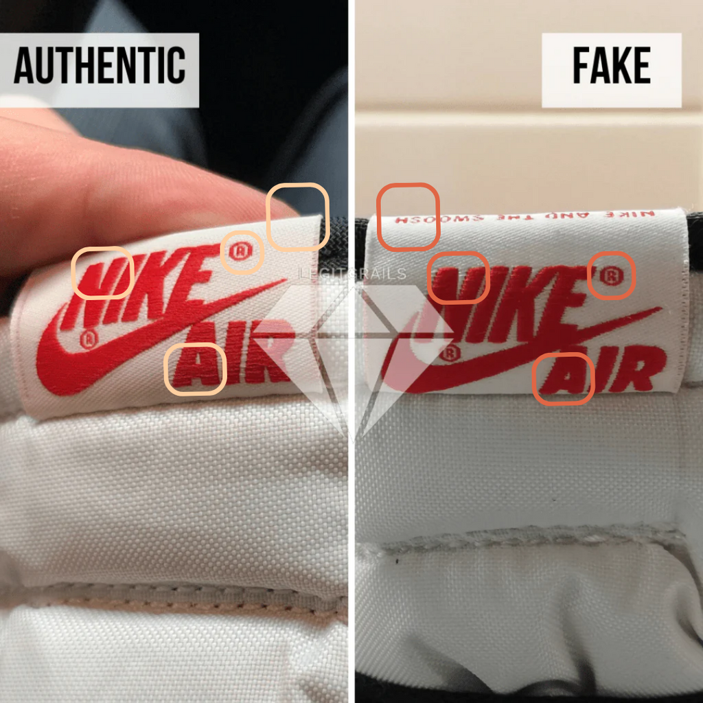 Travis Scott Jordan 1 High Outer Tongue Label Method