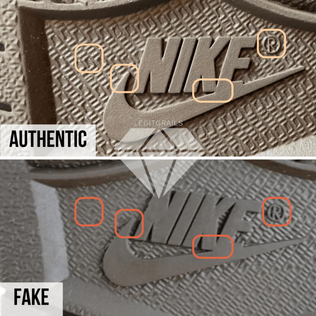 Travis Scott Jordan 1 High Outsole Nike Logo Method