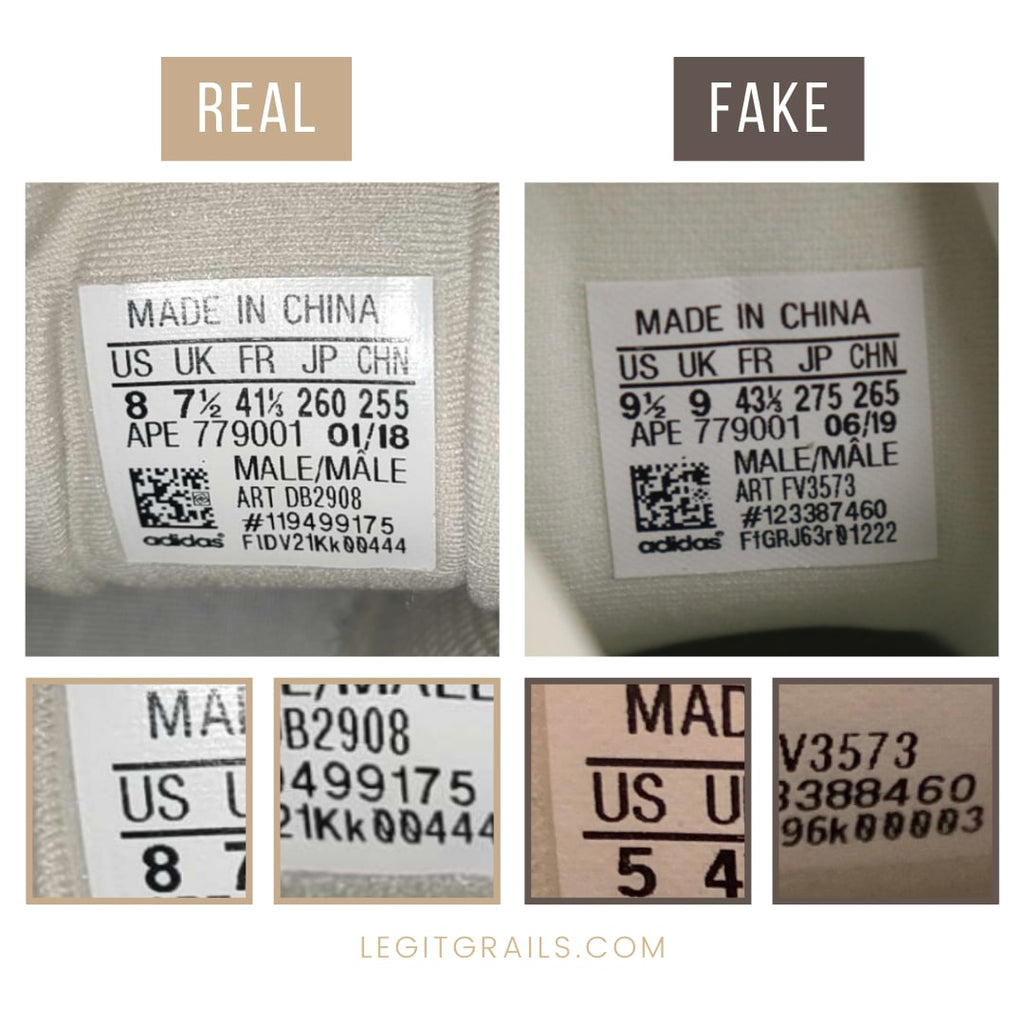 Yeezy 500 real Vs fake