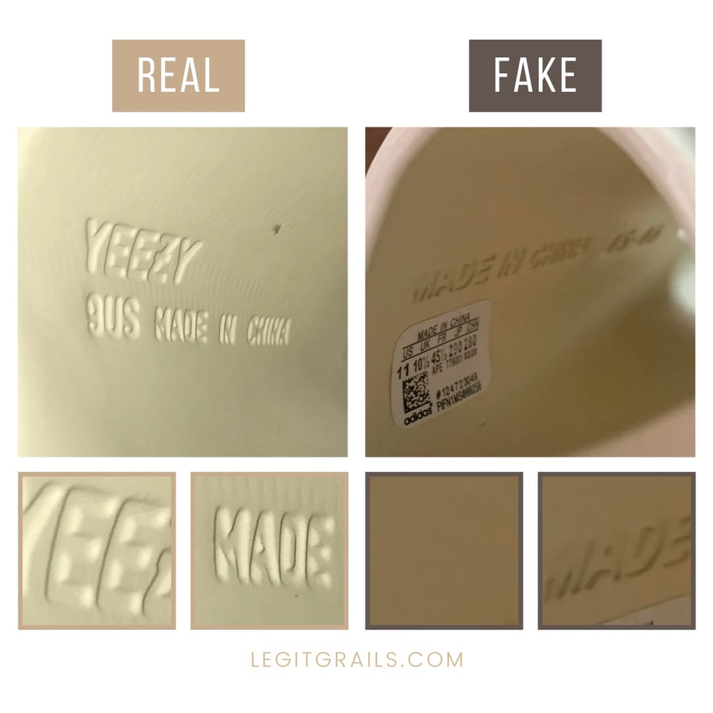 Yeezy Slides Real Vs Fake