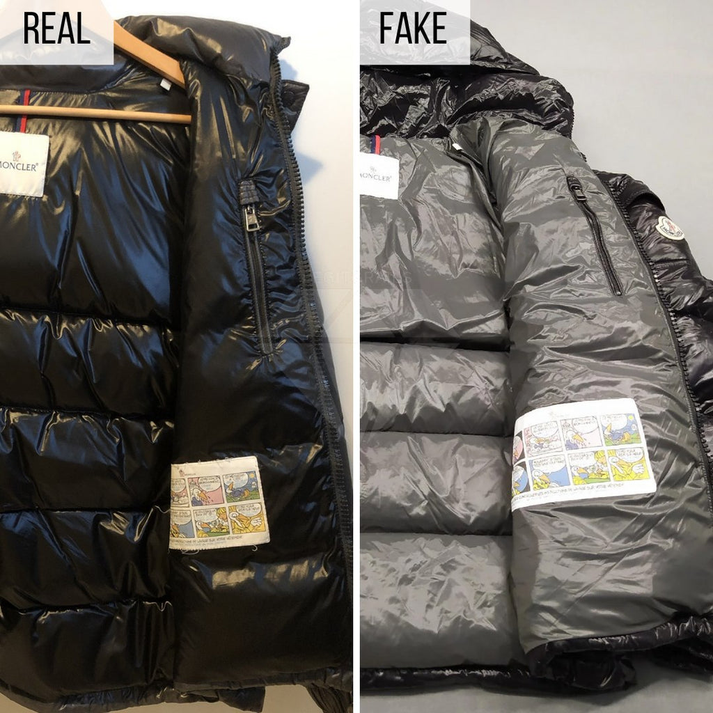 how to check if moncler jacket is real