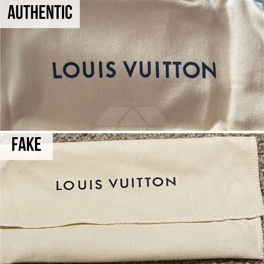 Louis Vuitton Mini Pochette Replica VS Original: The Dust Bag Method
