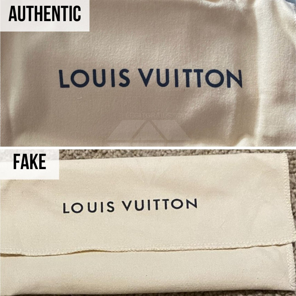 How to know if Louis Vuitton dustbag is fake or original? 