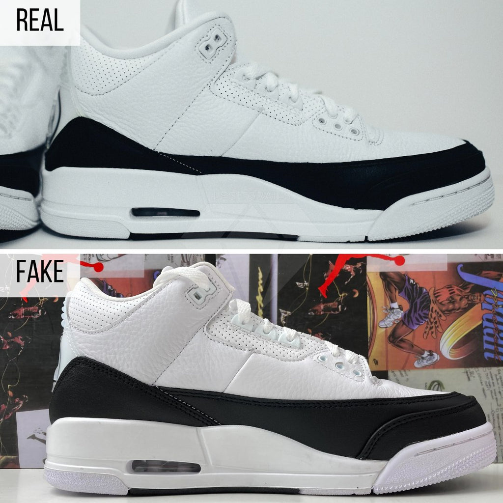 How To Spot Fake Jordan 3 Fragment: The General Look Method (The Right Side)
