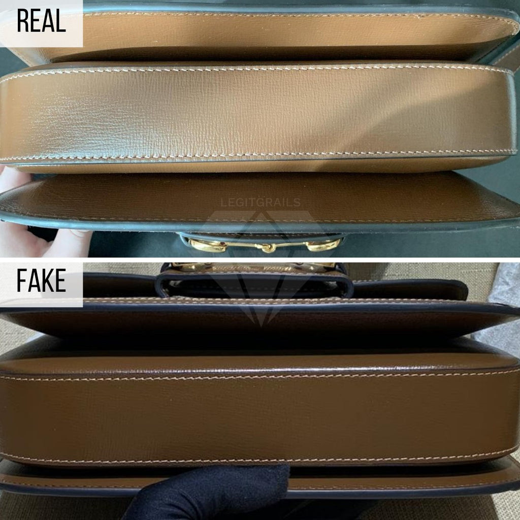Gucci Horsebit Bag Fake VS Real Guide: The Bottom Method
