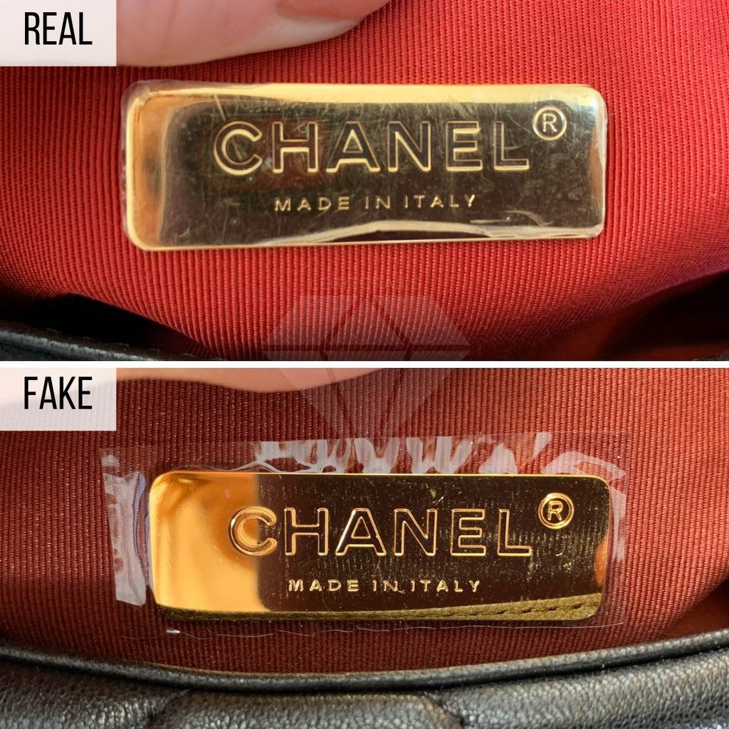 fake real chanel tag
