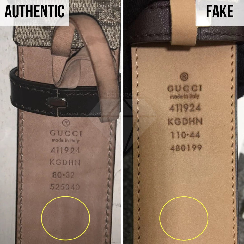 How To Spot Real Vs Fake Gucci Supreme Belt – LegitGrails