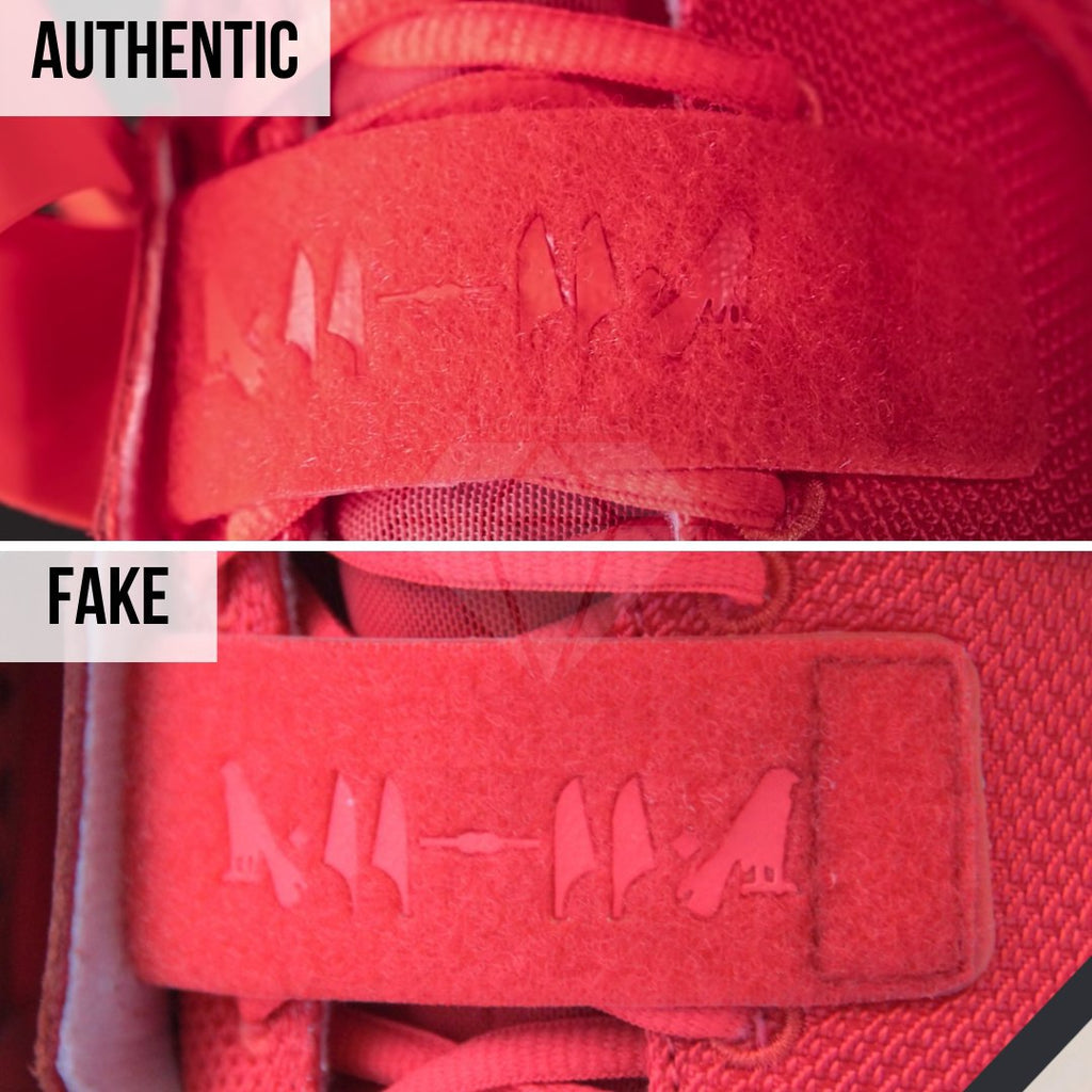 How To Spot Real Vs Fake Nike Air Yeezy 2 Red October – LegitGrails