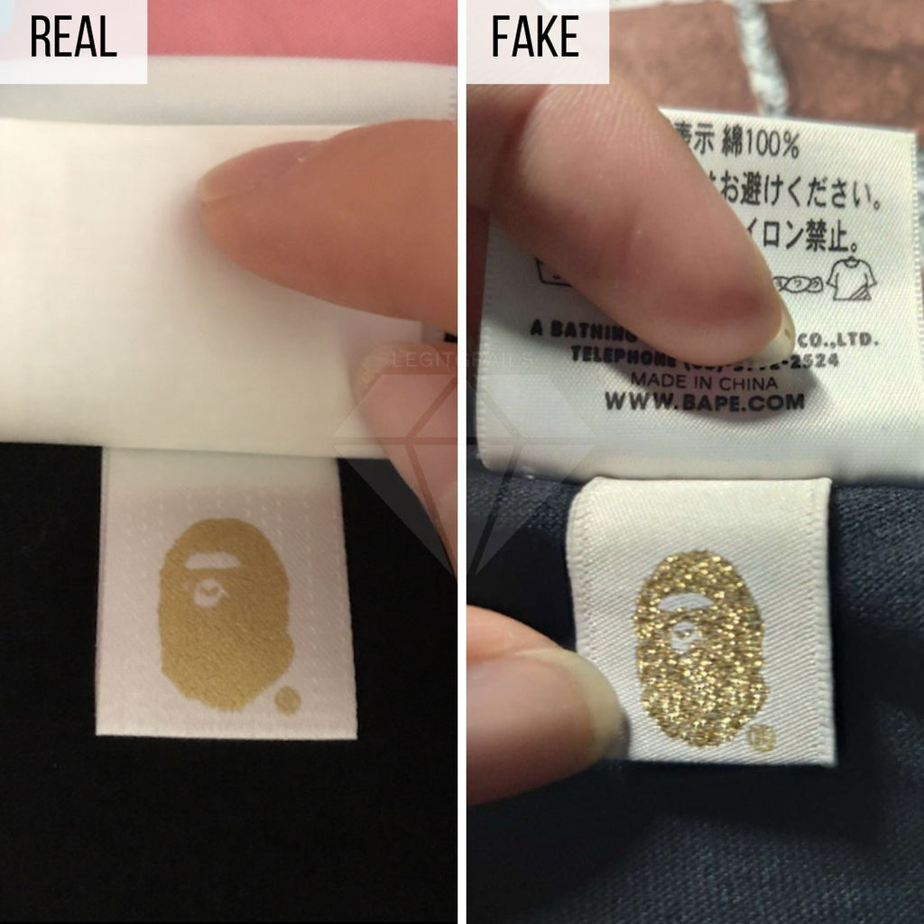 How To Spot Real Vs Fake Bape Shark Hoodie [2024 Update] – LegitGrails