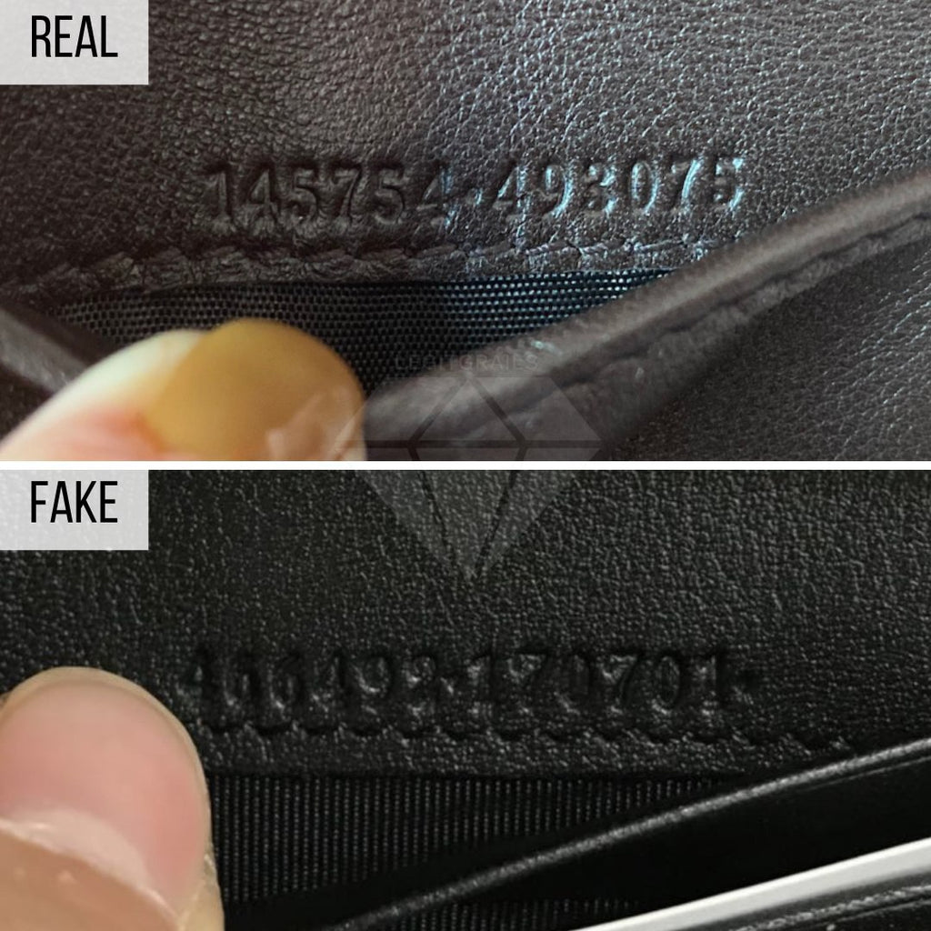 How To Spot Real Vs Fake Gucci Wallet 