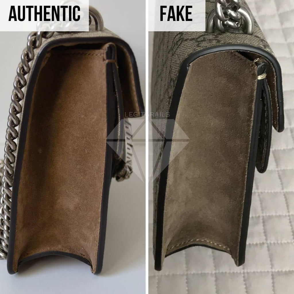 Gucci Dionysus GG Bag Authentication Guide: The Side Method