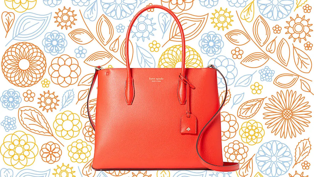 a red Kate Spade bag