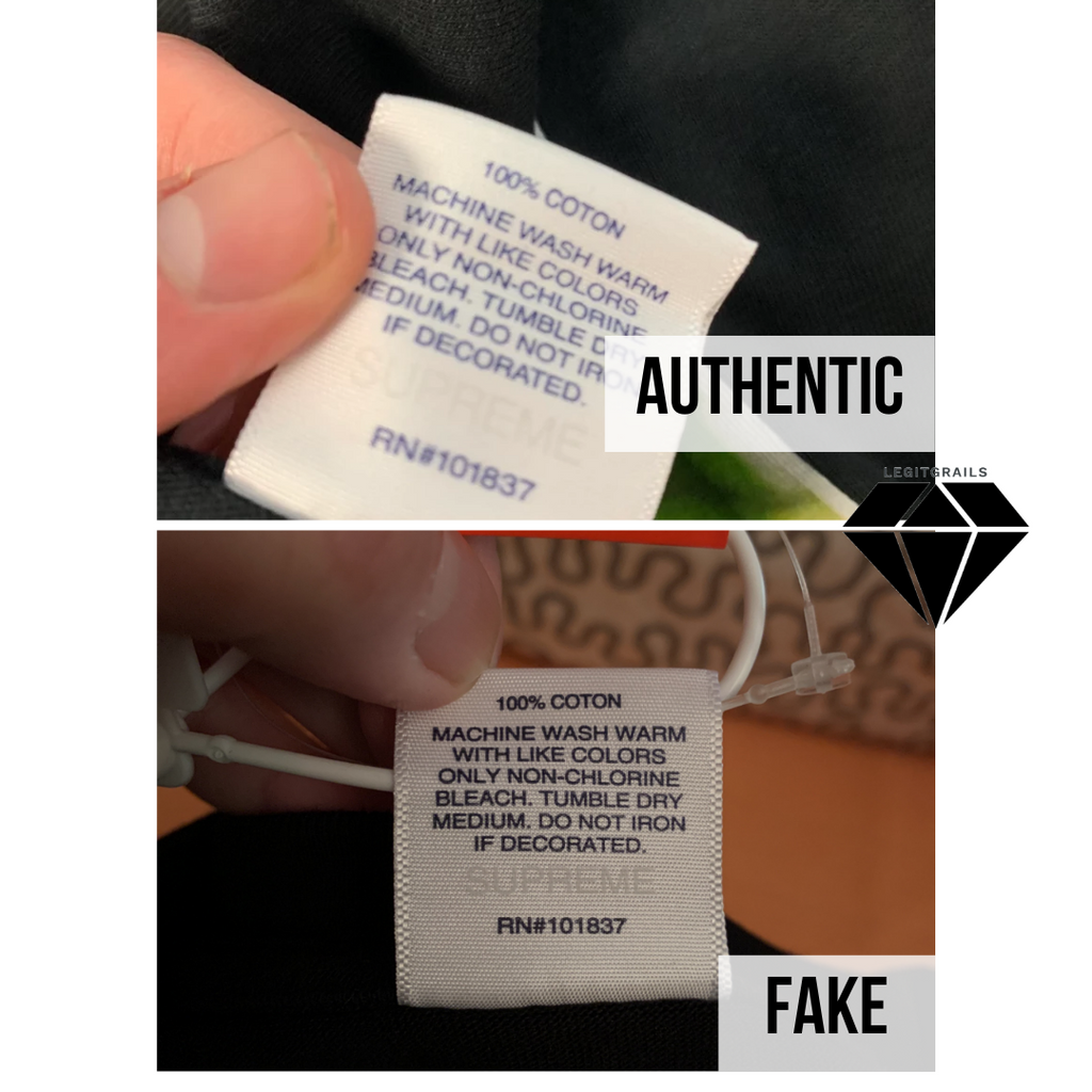 How To Spot Real Vs Fake Supreme T-shirt – LegitGrails