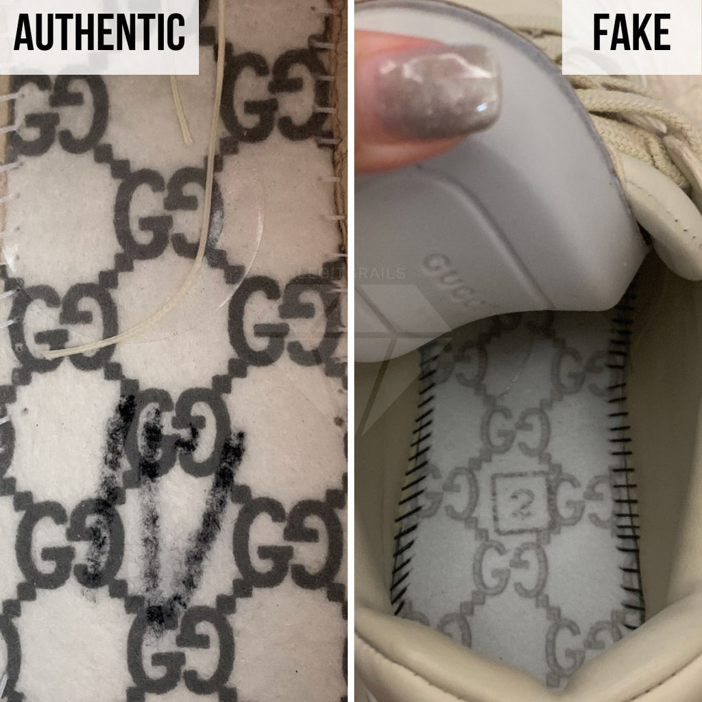 Gucci Rhyton Gucci Print Sneakers Legit Check Guides: The Insole Print Method
