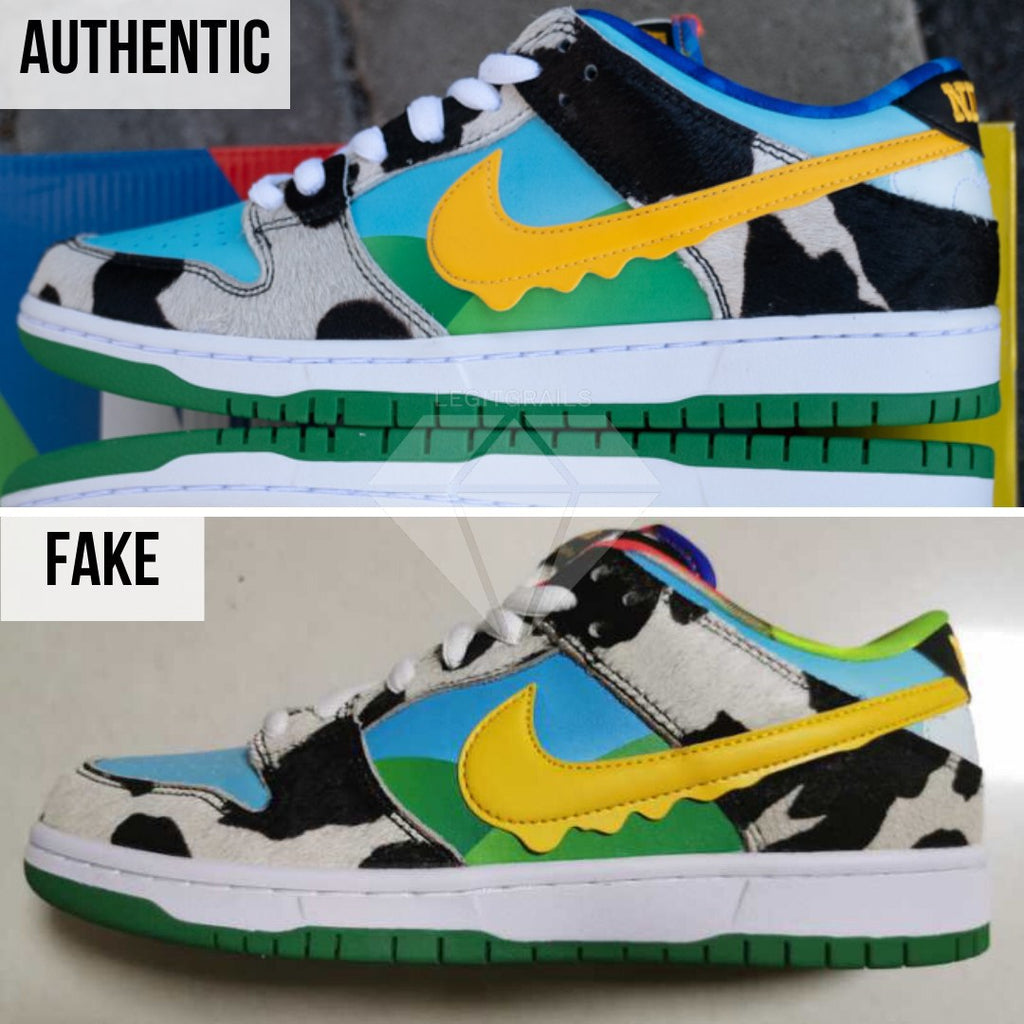 How to legit check Nike SB Dunk Low Ben & Jerry's Chunky Dunky: The Left Swoosh Method