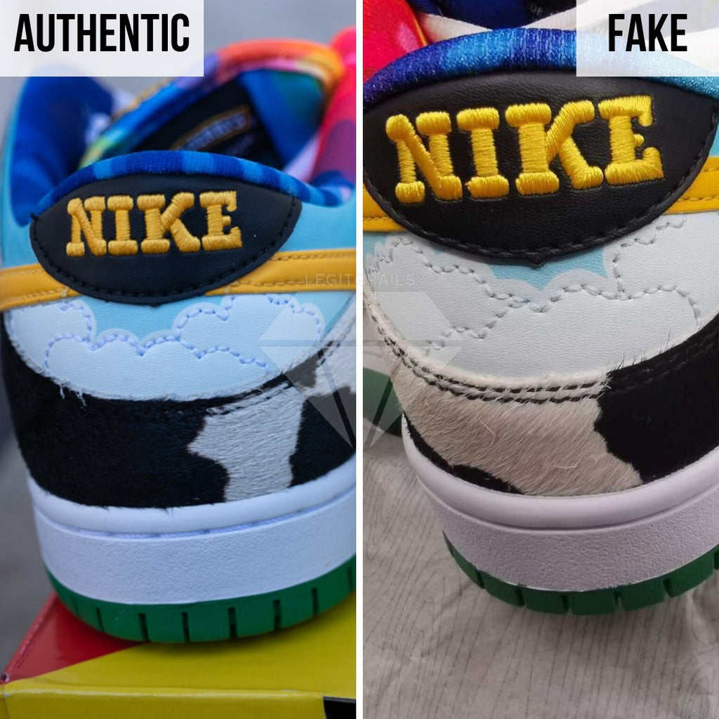 How to legit check Nike SB Dunk Low Ben & Jerry's Chunky Dunky: The Heel Method
