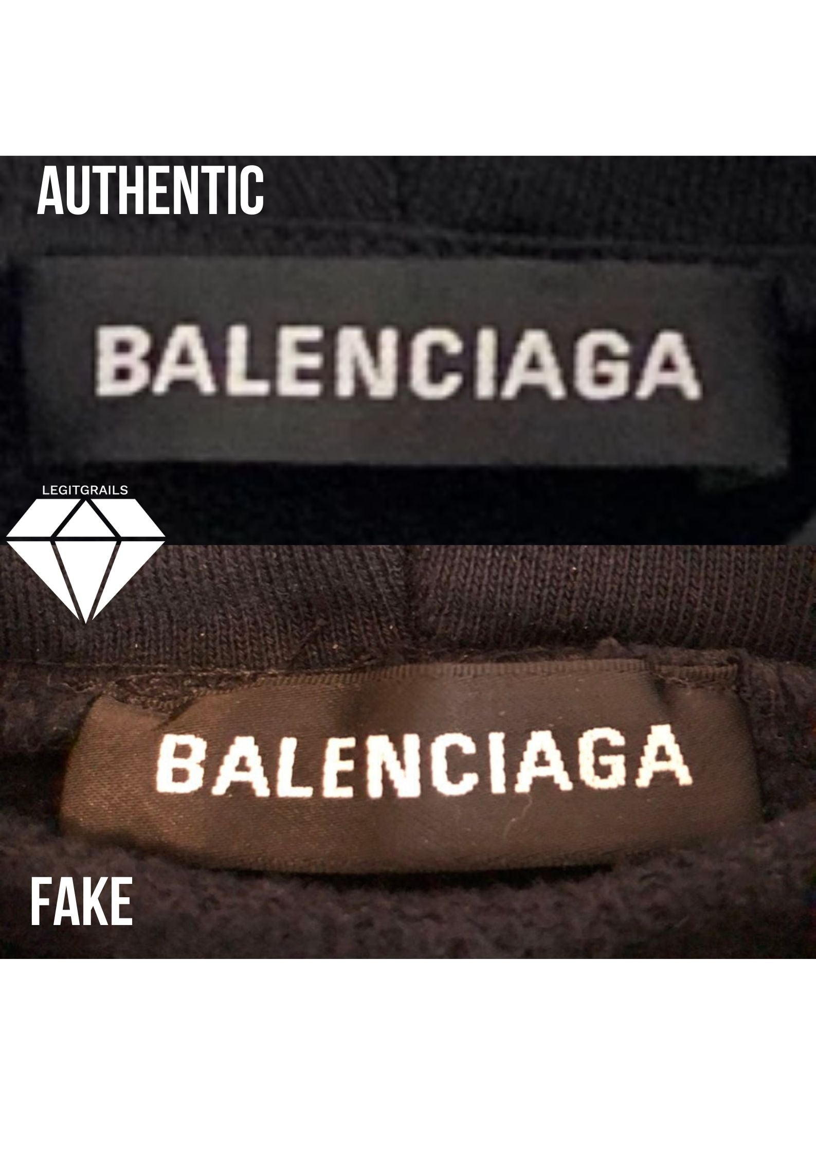 Balenciaga Neck Tag Fake vs Real | Balenciaga Legit Check