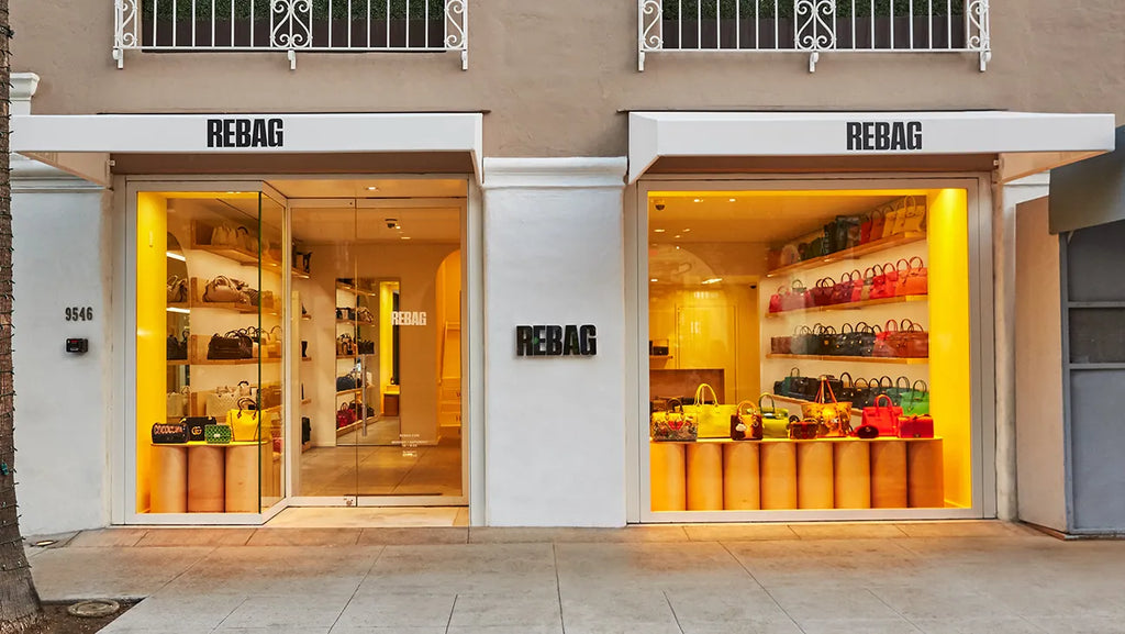 a Rebag storefront in Beverly Hills