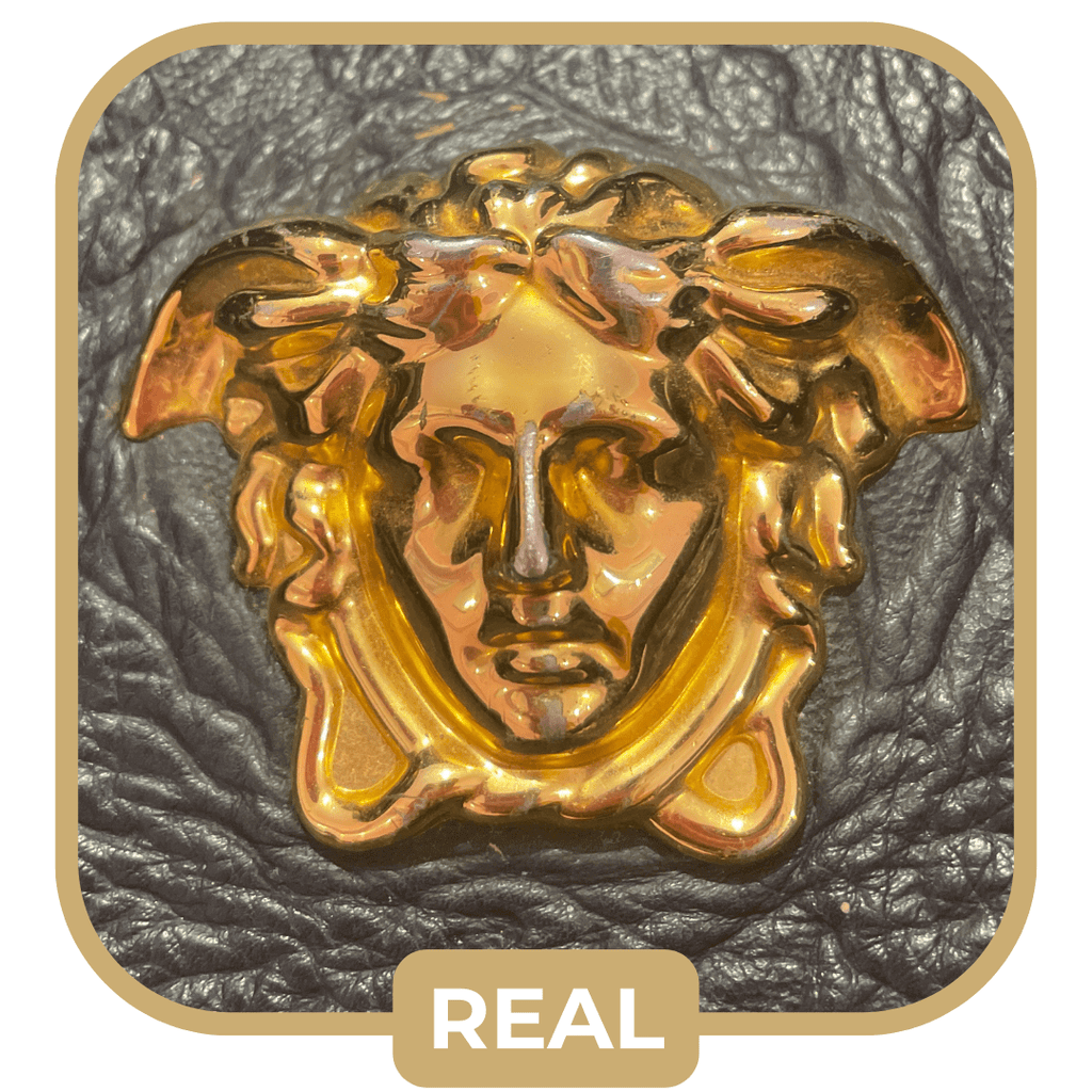 example of a real Versace medusa head