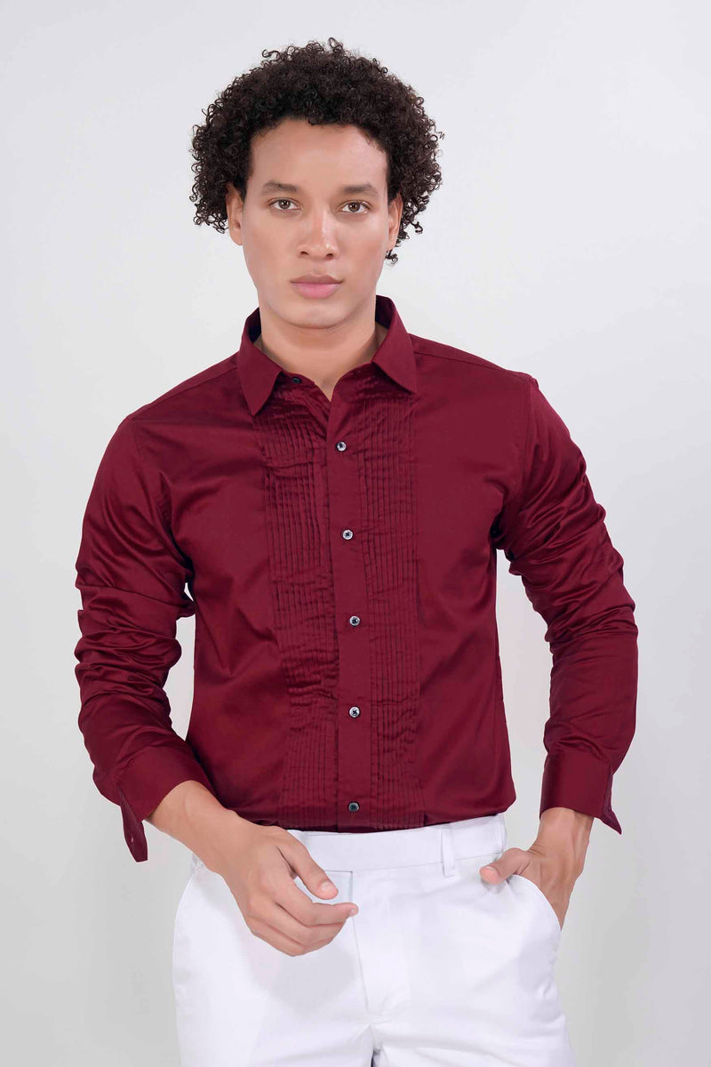 Regal Check Shirt In Dark Brown – The Formal Club