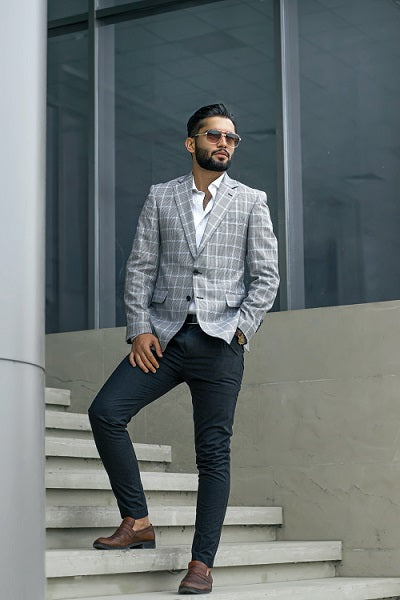 11+ Best Grey Blazer Combination Ideas for Men 2023
