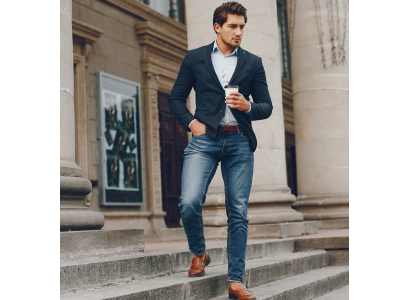 Men's Style Guide - Everything Grey! | Sports coat and jeans, Grey blazer  with jeans, Jeans outfit men