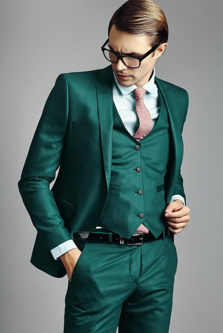 GREEN MONOCHROME OUTFIT FOR MEN
