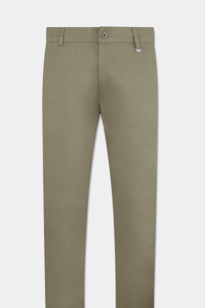 DUNE BROWN PREMIUM COTTON CHINOS PANT