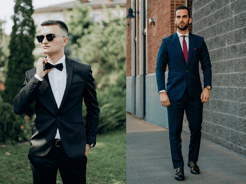 Button Styling of Tuxedos and Suits