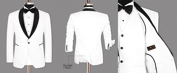 White tuxedo blazer